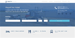 Desktop Screenshot of airportinnhotelslc.com